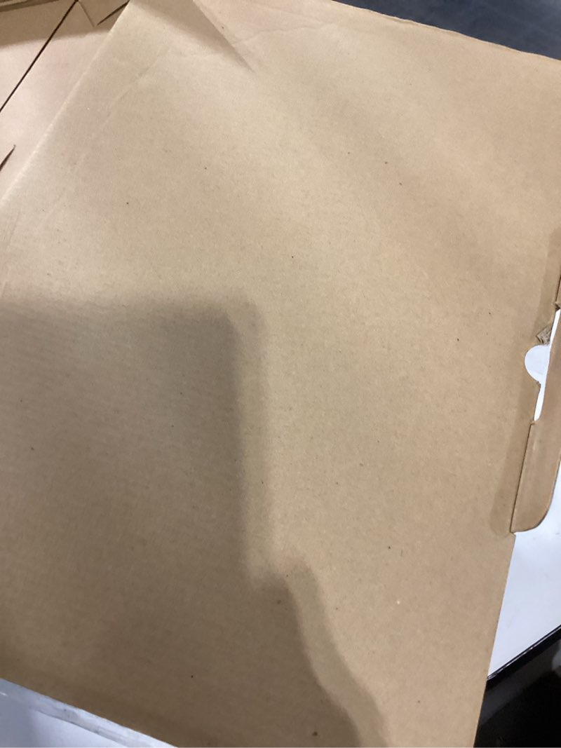 Condition photo showing New/Like New for JiatuA Small Trash Can Plastic Wastebasket Round Garbage Container Bin for Bathroom, Kitchen, Bedroom, Home Office, College Dorm, Black 1.8 Gallons Black