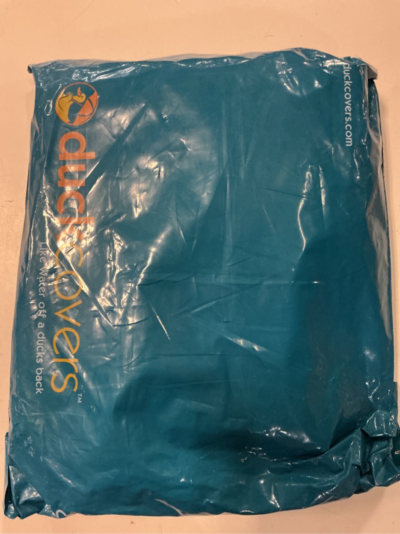 Condition photo showing New/Like New for duck covers ultimate waterproof patio lounge chair cover, all weather protection, durable outdoor lawn patio furniture covers, 30w x 35d x 36h inch, patio chair covers for outdoor furniture mocha cappuccino 32"w x 37"d x 36"h 1-pack