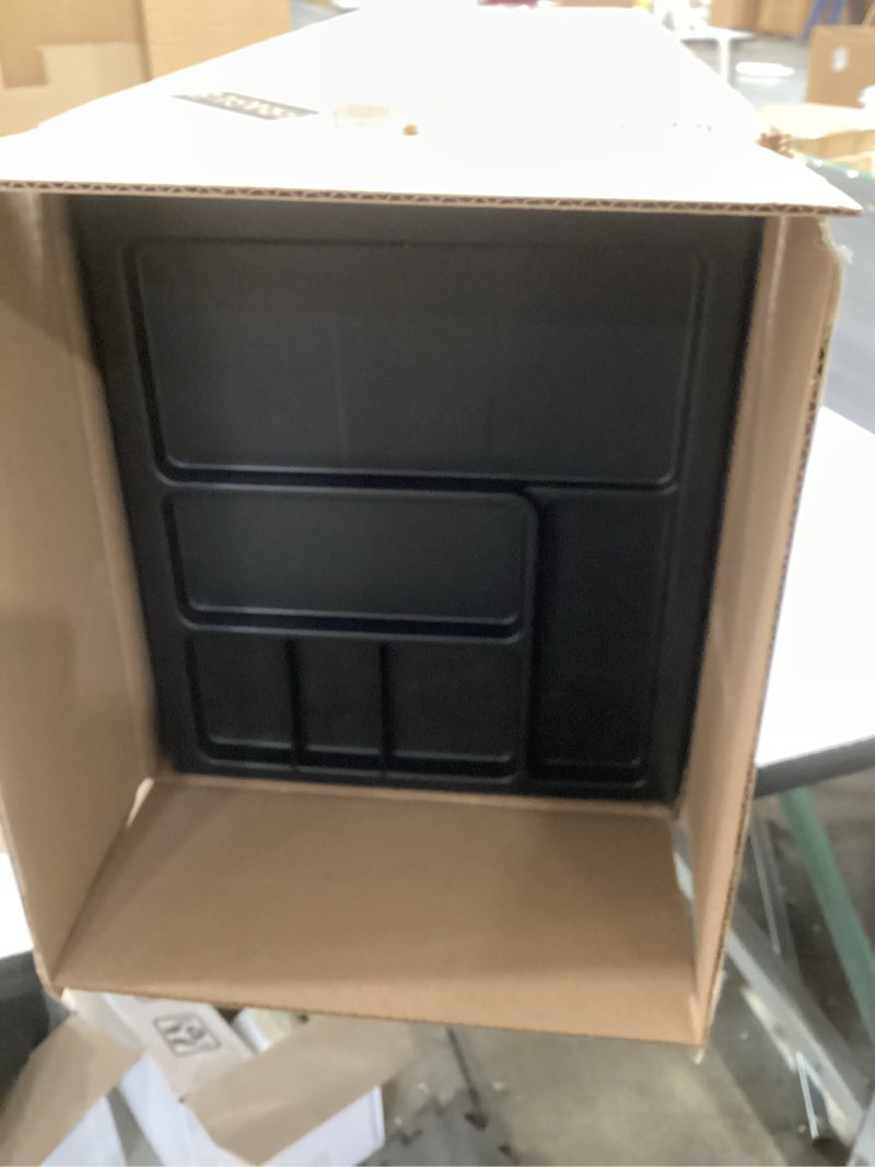 Condition photo showing Good Condition for IRIS USA Plastic Drawer Storage Organizer Rolling Cart, with Wheels Casters, 7-Drawers, for Classroom Art Craft Supplies Dresser Closet Bathroom Laundry Room, Black/Pearl 7 Drawer with Wheels