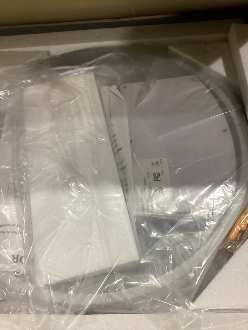 WISSMIELS LED Bathroom Mirror 20 Inch Round Bathroom Mirror with Lights, Circle LED Mirror, Wall Mou