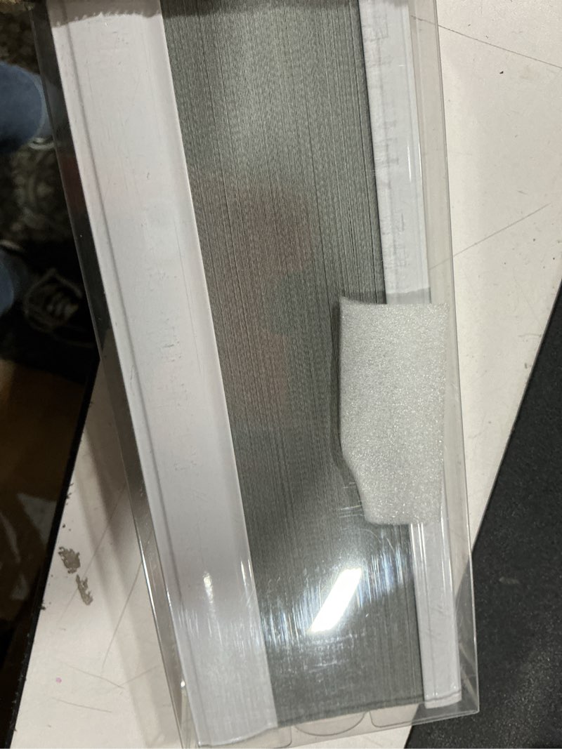 Condition photo showing Good Condition for myshade cordless cellular window shades no tools no drill blackout blinds for indoor windows size 18" wide x 64" height grey room darkening window blinds for bedroom, bathroom, kitchen, living room grey 18"w x 64"h