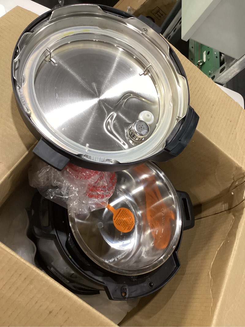 Condition photo showing Good Condition for USED Instant Pot Duo 7-in-1 Mini Electric Pressure Cooker, Slow Rice Cooker, Steamer, Sauté, Yogurt Maker, Warmer & Sterilizer, Includes Free App with over 1900 Recipes, Stainless Steel, 3 Quart