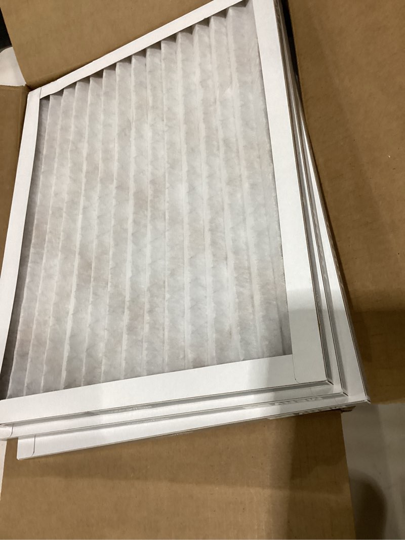 Condition photo showing New/Like New for Amazon Basics 16x20x1 Air Filter 6 Pack, MERV 8 AC Furnace Filters (Actual Size: 15.75" x 19.75" x 0.75") 16x20x1 Merv 8