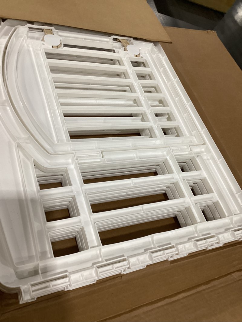 Condition photo showing Good Condition for IRIS USA 24" 4-Panel Dog Playpen with Door, 35 x 35 x 24, Puppy Playpen, Dog Play Pen Indoors, Pet Fence, Puppies/Small Dogs, White White 4 Panel - 24" H