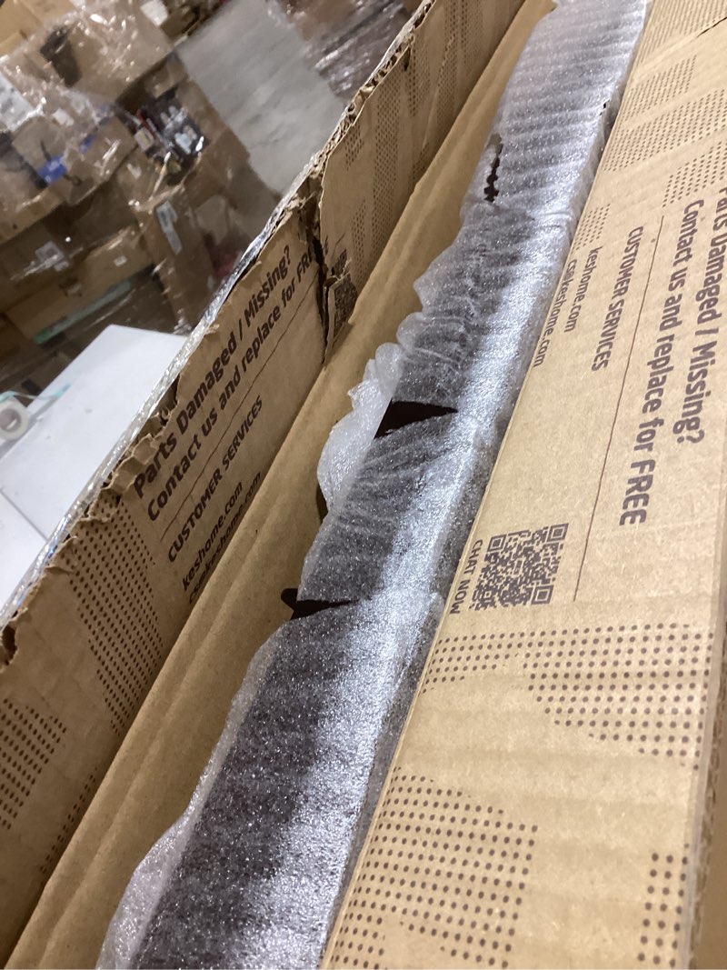 KES 34 Inch Oiled Bronze Hanging Pot Rack, Heavy Duty Oval Pot and Pan Hanging Rack Ceiling Mount, P