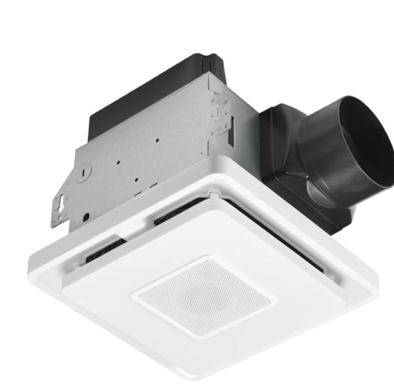 Homewerks 7130-13-BT White Decorative LED, Bluetooth Bathroom Exhaust Fan NEW 
