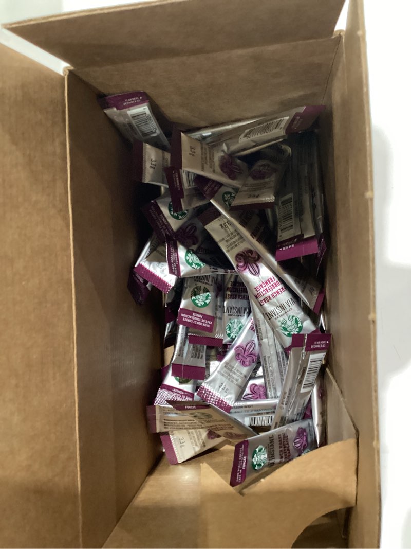Condition photo showing New/Like New for Similar French roast. Starbucks VIA Instant Coffee, Medium Roast Coffee, Pike Place Roast, 100% Arabica, Single-Serve, 1 Box (50 Packets) Pike Place Roast 50 Count (Pack of 1)