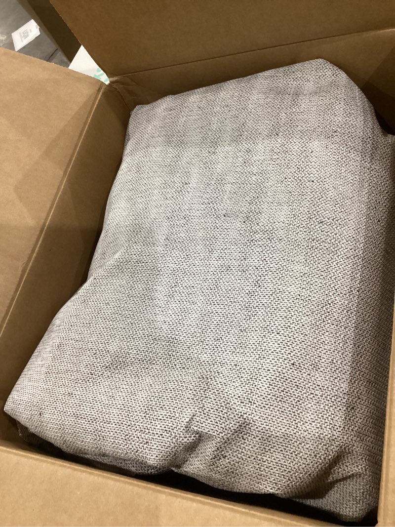 Condition photo showing As Is for AMADA HOMEFURNISHING 8x10 Washable Area Rug, Low-Profile Large Area Rug with Non-Slip Backing & Durable Edge Binding, Vintage Large Rugs for Living Room, Bedroom, Dinning Room 8' x 10' (Rectangular) Blue