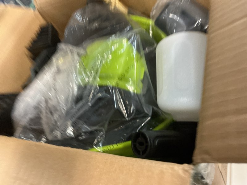 Condition photo showing Good Condition for pressure washer, power washer with 4 quick connect nozzles 1 foam cannon, high pressure cleaning machine for cars/fences/driveways/patios/farms/home cleaning