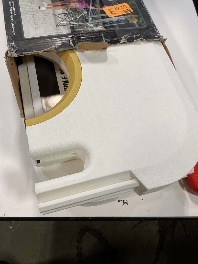 Condition photo showing As Is for Wild Sports NFL Pro Football All-Weather Cornhole Set - Travel Bean Bag Toss Set Includes 8 Bean Bags Baltimore Ravens