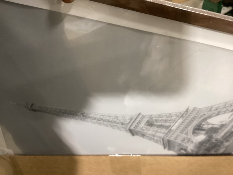 Condition photo showing New/Like New for upsimples 18x24 Picture Frame, Display Pictures 16x20 with Mat or 18 x 24 Without, Wall Hanging Poster Frames, Brown, 1 Pack Brown 18x24
