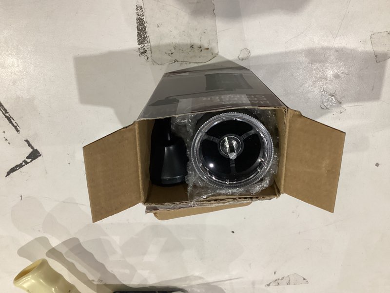 Condition photo showing Good Condition for mini manual coffee grinder with 40 adjustable settings, portable hand coffee bean mill with 30g capacity, conical burr coffee grinder with crank for travel, camping, office, espresso, pour over, etc m01 black
