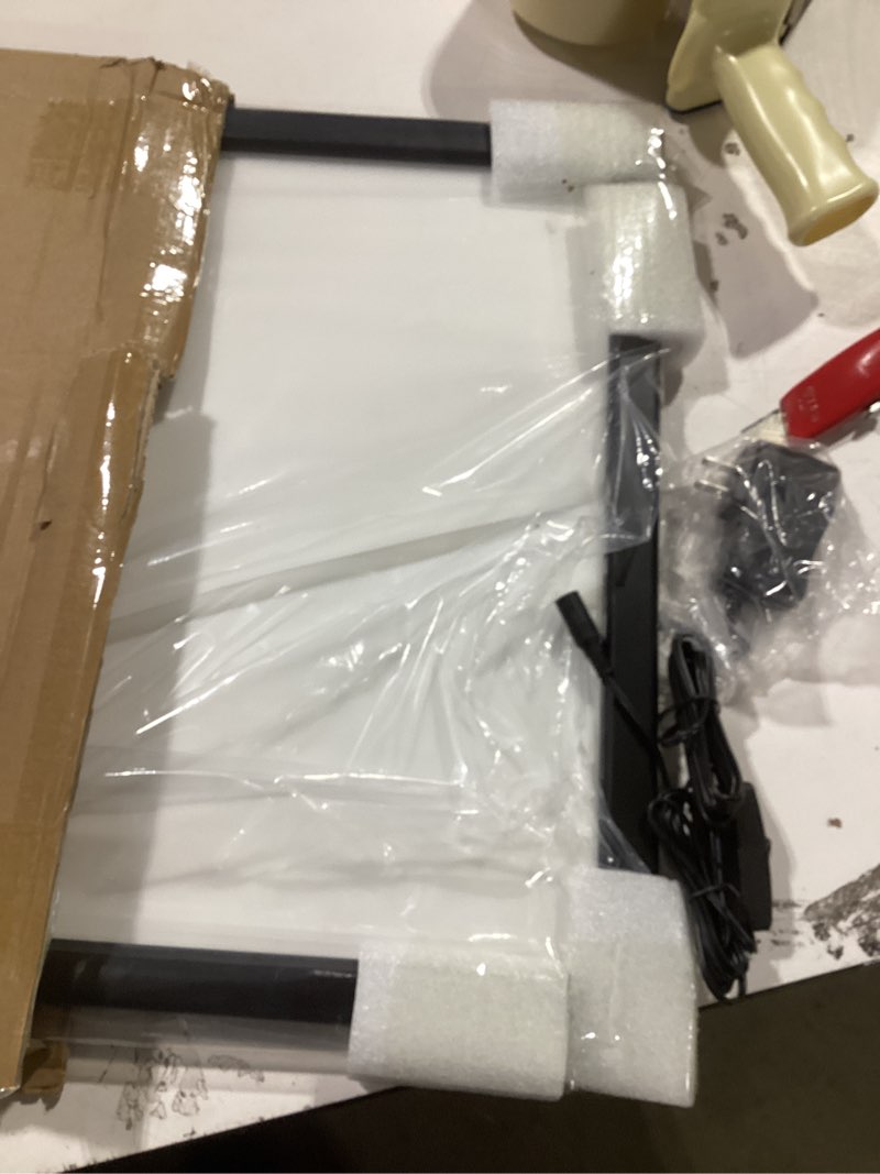 Condition photo showing Good Condition for LED Movie Poster Frames Backlit Picture Frame 16" x 24" - Aluminum Snap Frame for Advertising Display&Acrylic Art ~ Backlit Poster Frame Wall Mounted (Black) Black16*24/1825 16*24/1825B(16*24'')