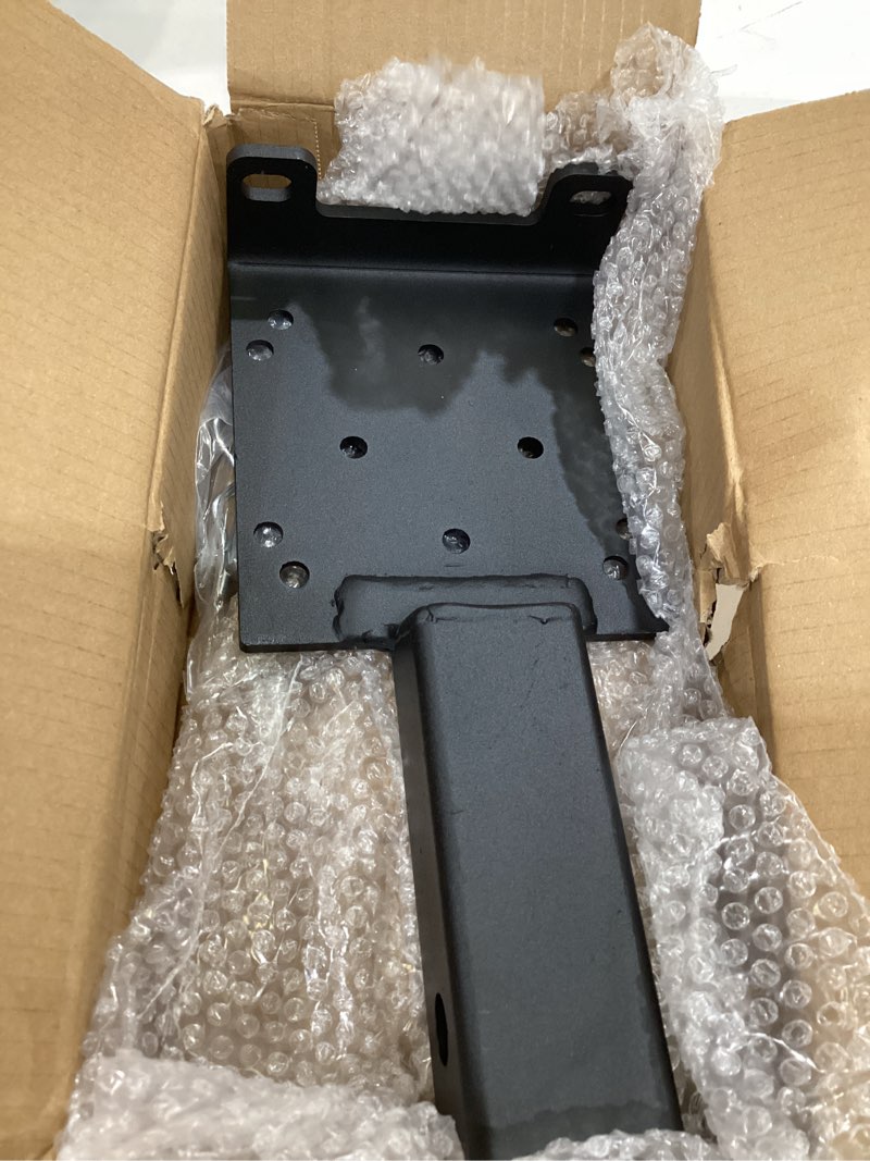 Condition photo showing New/Like New for lifgarfe universal trailer winch plate hitch mount winch cradle mounting plate with 2" receiver fit for atv utv