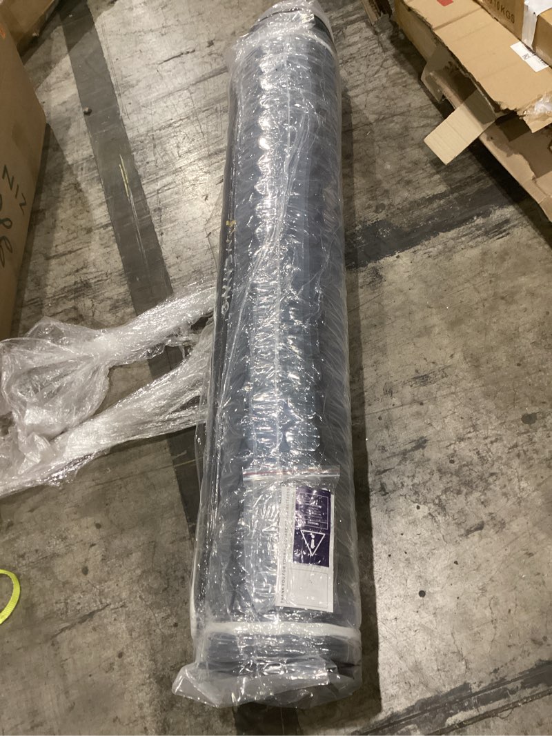 Condition photo showing New/Like New for full size mattress, 10 inch hybrid full bed mattress with gel memory foam and individual springs, ultra comfort bed in a box, pressure relief & motion isolation, medium firm