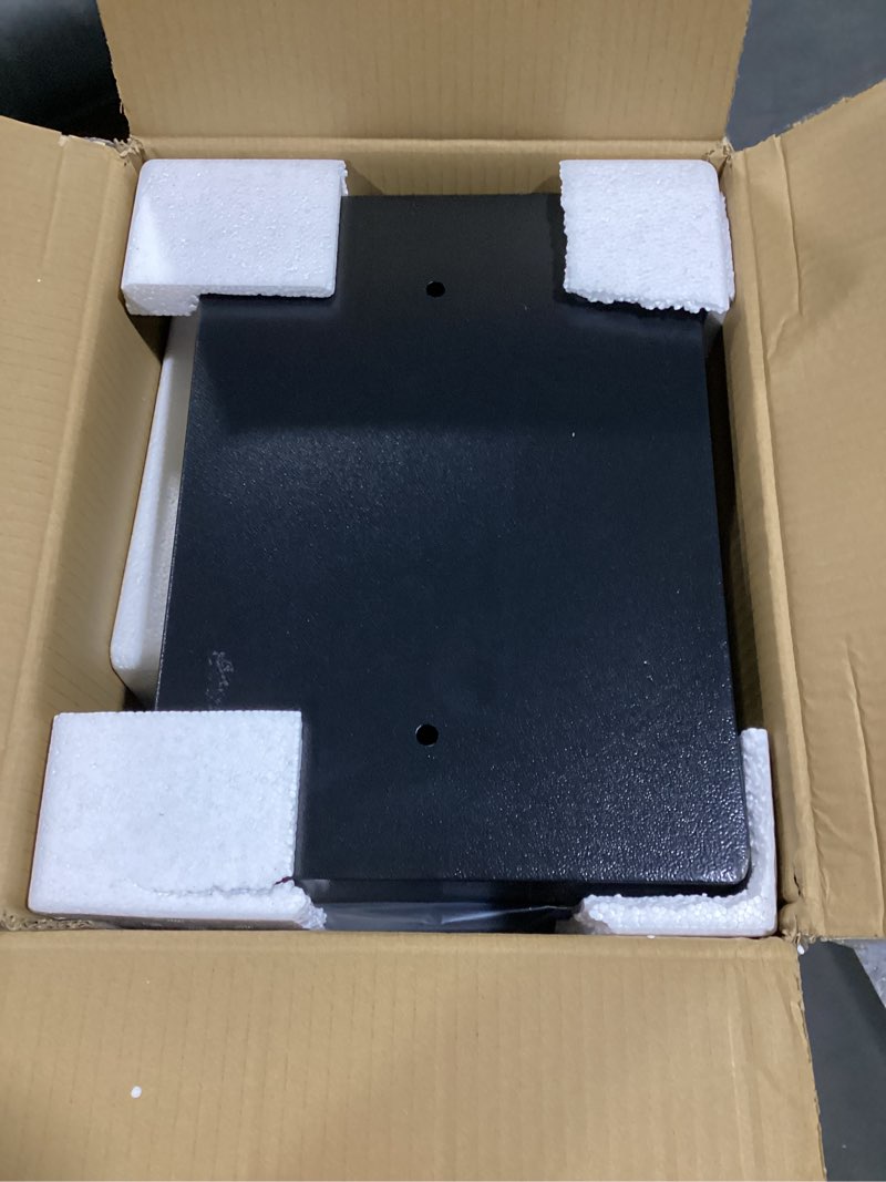 Condition photo showing Good Condition for 1.2 cub small fireproof safe for home, personal fire safe box with digital keypad key and removable shelf, small security box for money firearm medicine valuables 1.2 cuft