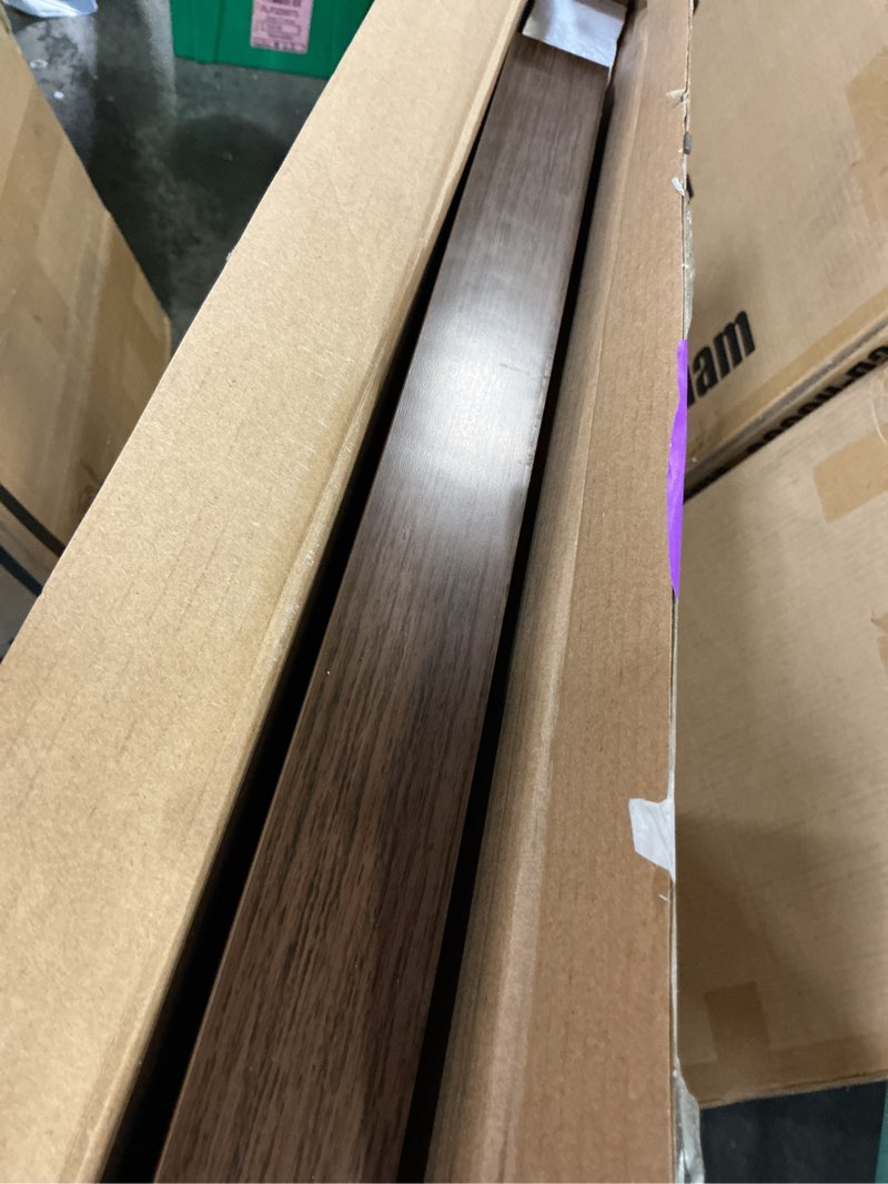 Condition photo showing Good Condition for furinno classic coffee table, modern rectangle coffee table with 1.8" triple thick tabletop, side table, toolless assembly, for living room, home office, amber pine amber pine rectangle