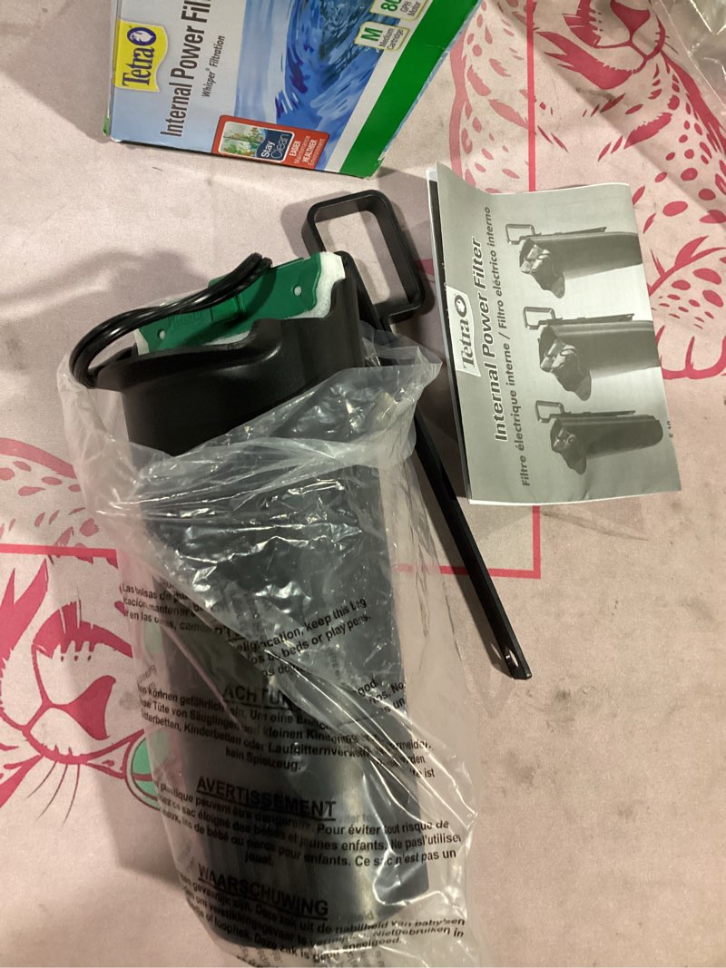 Condition photo showing Good Condition for tetra whisper internal filter 5 to 10 gallon, with air pump, for aquariums