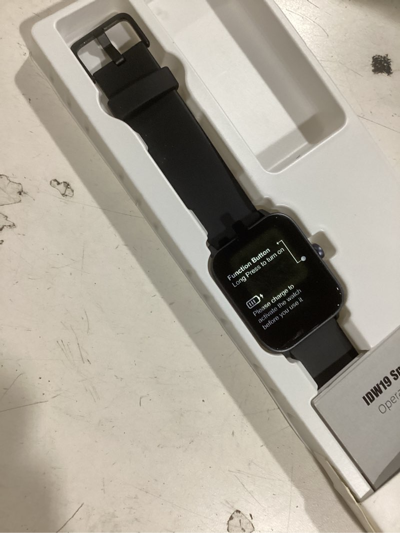Condition photo showing New/Like New for Smart Watches for Men Women, 1.8" Screen Activity Tracker, Heart Rate/Sleep/SpO2 Monitor, Make/Answer Calls, IP68 Waterproof Smartwatch for iPhone & Android, 101+ Sport Modes Fitness Reloj Inteligente Black 1.8 inches
