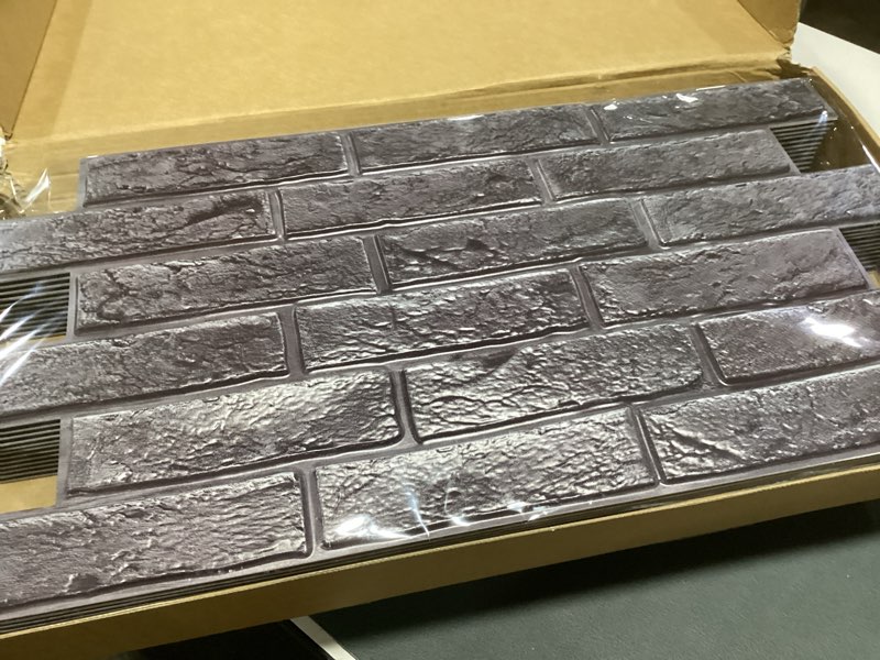 Condition photo showing Good Condition for stickgoo peel and stick subway tile, stick on tiles backsplash for kitchen & bathroom in dark grey (pack of 10, thicker design) dark gray