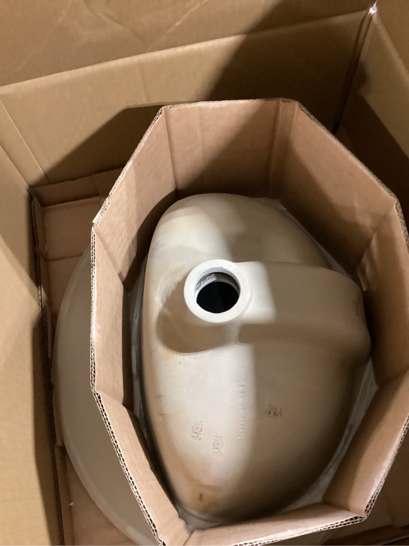 Condition photo showing Good Condition for aquasource white drop-in oval bathroom sink with overflow drain (20-in x 17-in)