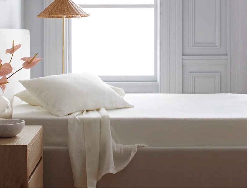 quince european linen sheet set, king