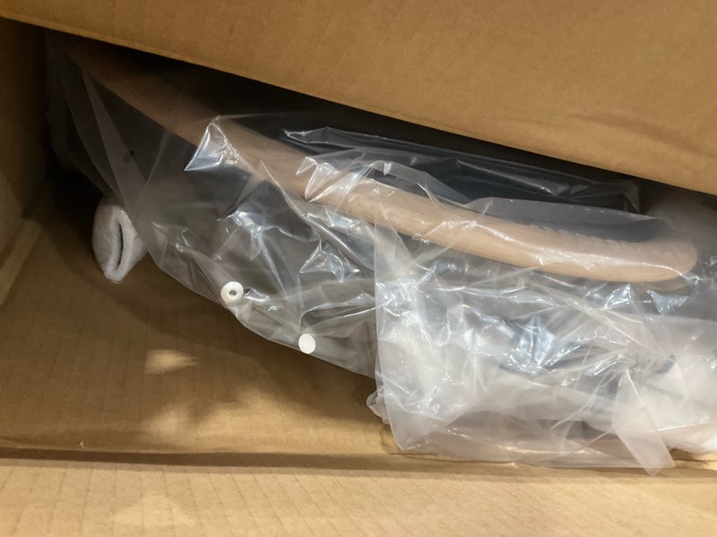 Condition photo showing As Is for Maxi-Cosi Cassia Smart Baby Swing for Infants, Portable Foldable Swing with Music, 360 Rotation, 5 Speeds, 12 Melodies, EcoCare Fabric, Auto Motion Sensor, 2 Reclines, Classic Graphite