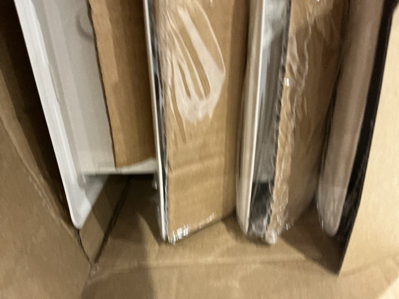 Condition photo showing Good Condition for 4 pack floor vent covers, floor register 4" x 14", adjustable decorative vent covers for home floor, ceiling or sidewall vent, rust-proof heavy duty walkable steel floor vents white 4'' x 14'' 4 pack