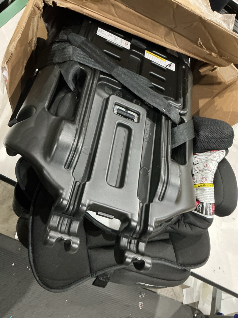 Condition photo showing As Is for baby trend hybrid si 3-in-1 combination booster seat, hoboken black – side-impact protection, 3-stage growth design, adjustable headrest, cushioned comfort