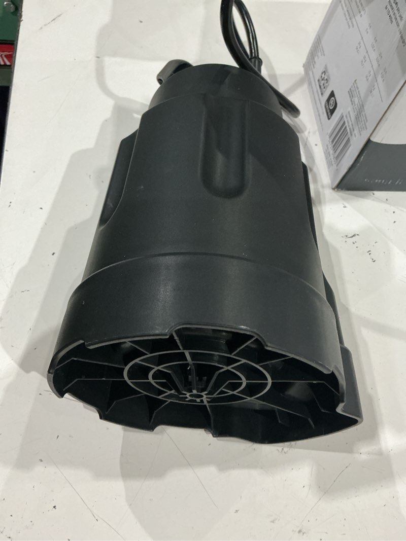 Condition photo showing As Is for utilitech 1/6-hp 115-volt 25-gpm thermoplastic submersible utility pump