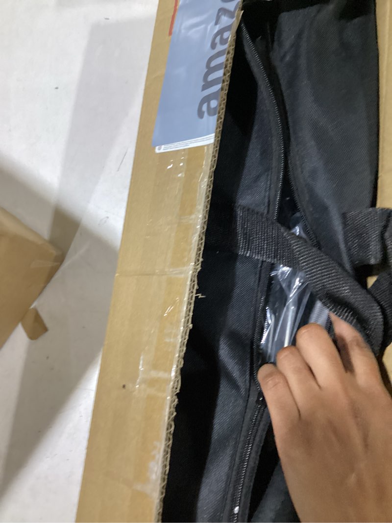 Condition photo showing New/Like New for SLOW DOLPHIN Photo Background Support System with Backdrop Stand Kit, 100% Pure Muslin 6.5 Ft x 10 Ft (White/Black) Backdrop,Clamp, Carry Bag for Photography Video Studio