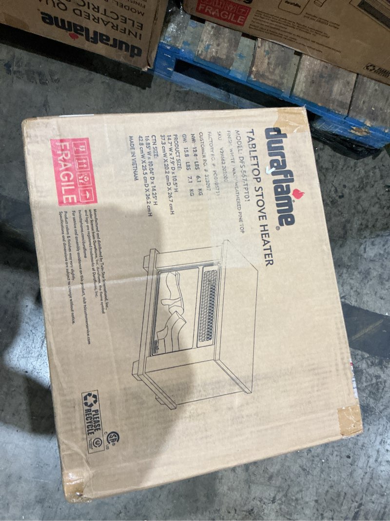 duraflame  tabletop stove heater