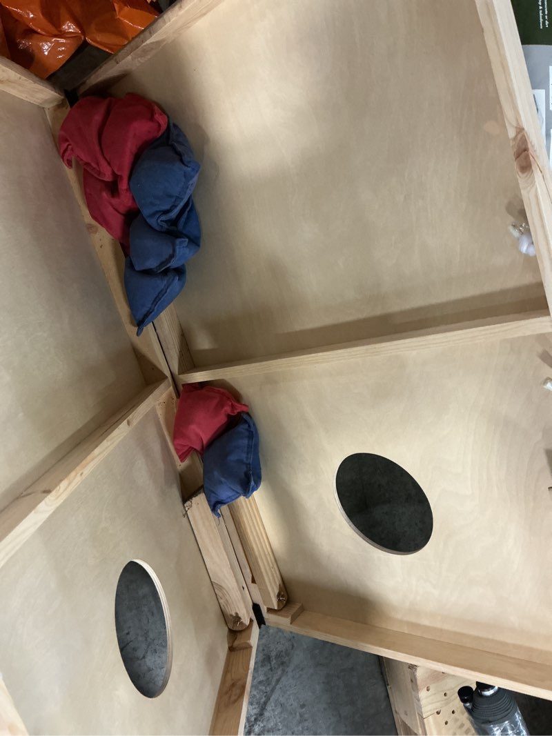 Condition photo showing Good Condition for kreg woodworking kit cornhole boards - make 2 cornhole boards - outdoor game craft kit - easy woodworking kit - great gift or craft project