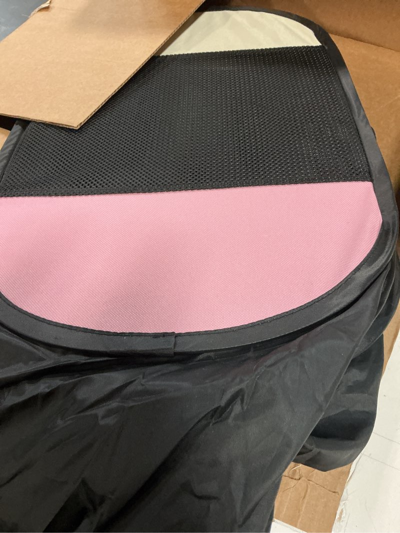 Condition photo showing Good Condition for Love's cabin Pet Puppy Dog Playpen, Medium Dog Tent Crates Cage Indoor/Outdoor, Portable Playpen for Cat, Foldable Pop Up Dog Kennel Playpen with Carring Case, Removable Zipper Top, Light Pink Light Pink Medium