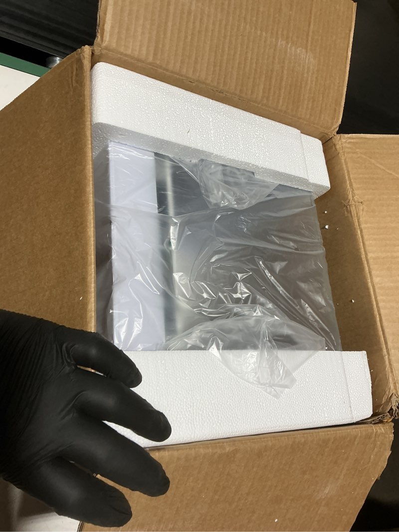 Condition photo showing New/Like New for darkFlash ITX PC Case, Pre-Install 3 PWM ARGB Fans Computer Case, Full View Dual Tempered Glass ITX Case, Mini Size, Supports 240mm AIO(C275P) (White)