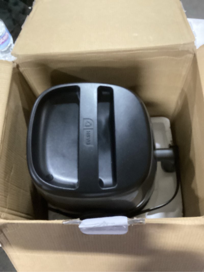Condition photo showing Good Condition for Dash Digital Tasti-Crisp™ Air Fryer - Compact Electric Digital Fryer With Auto Shut-Off Feature - Ideal for Small Spaces - AirCrisp® Technology - 2.6 Quarts - Cool Grey Grey Nonstick