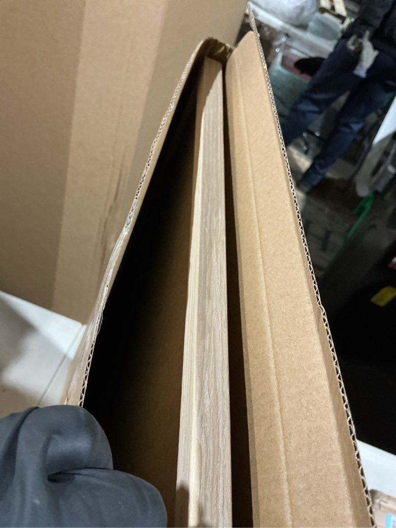 Condition photo showing Good Condition for LUCKYLIFE 16x20 Picture Frame, Natural Solid Wooden Poster Frames for Wall, Display 11x14 with Mat or 16x20 Without Mat, 1 Pack Natural 16x20