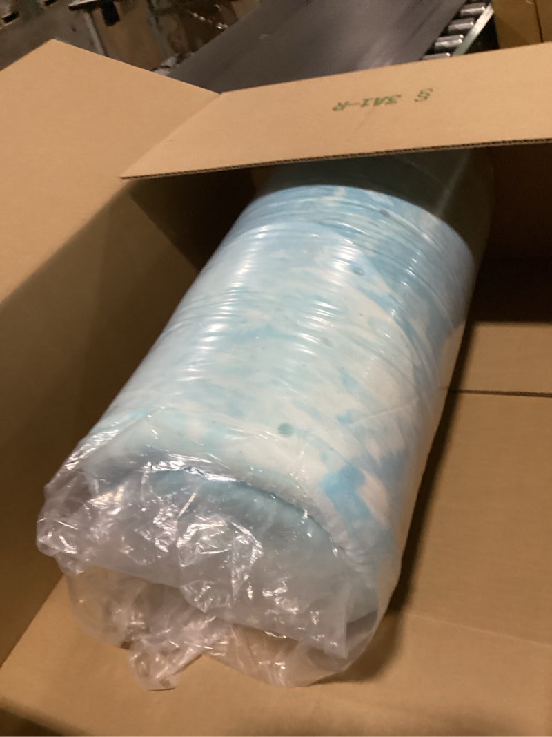 Condition photo showing New/Like New for newbulig mattress toppers memory foam full, 3 inch thick bed topper pad cooling gel infused soft comfy padding breathable for sleeper sofa couch rv camper, certipur-us certified