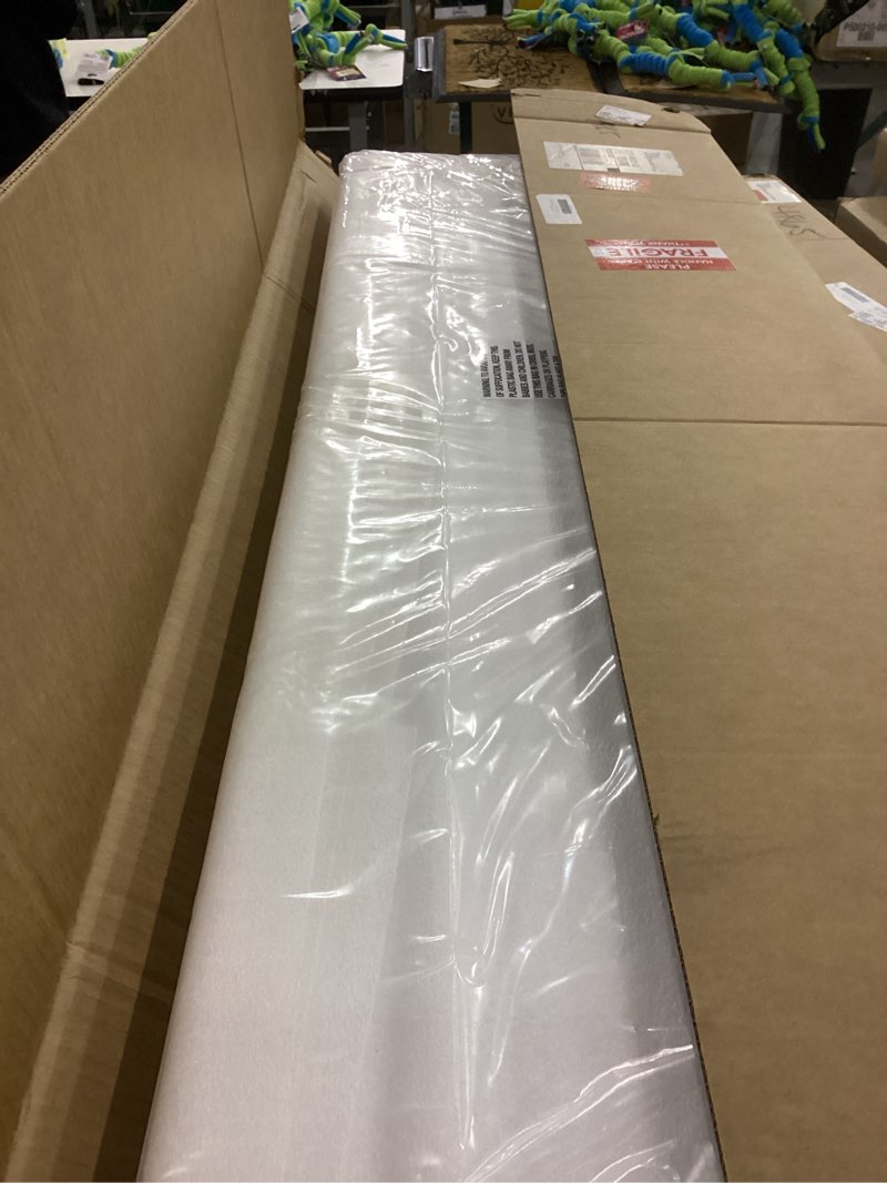 Condition photo showing New/Like New for Ekena Millwork 16 1/8"W x 54"H True Fit PVC Three Board Joined Board-n-Batten Shutters, Primed (Per Pair - Hardware Not Included)