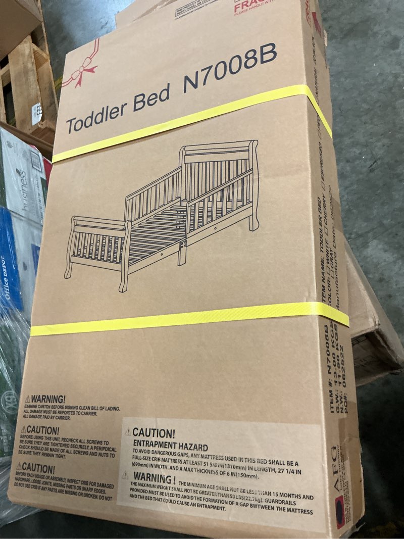 Condition photo showing New/Like New for athena classic sleigh toddler bed  black