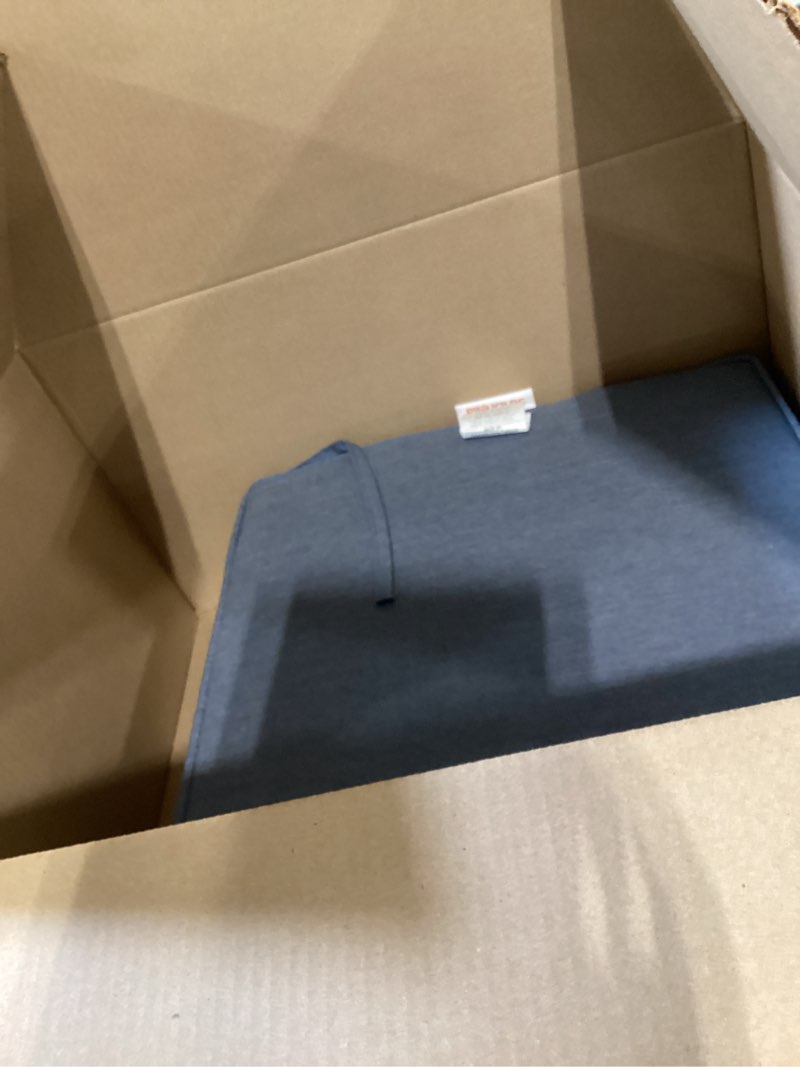 Condition photo showing Good Condition for sunbrella 17 in. square outdoor corded chair pad, spectrum denim
