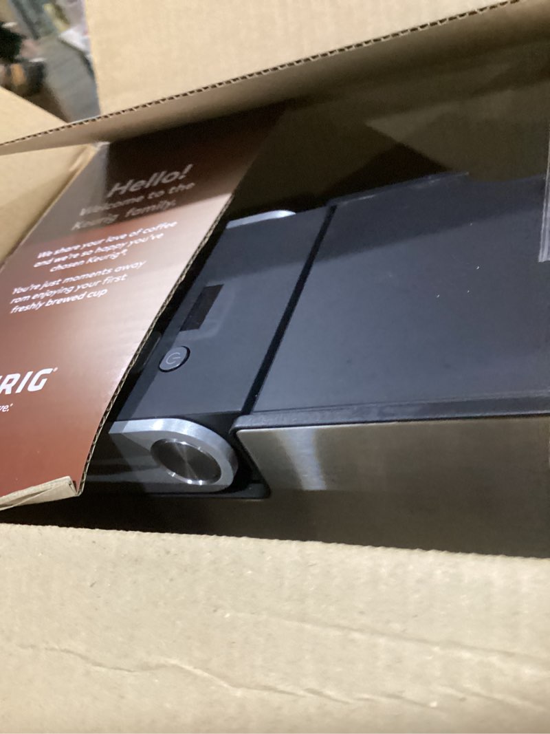 Condition photo showing Good Condition for Keurig K-Supreme Plus Single Serve K-Cup Pod Coffee Maker, MultiStream Technology, Customizable Strength and Temperature Settings, Programmable, 78oz Removable Reservoir, Stainless Steel Stainless Steel Maker