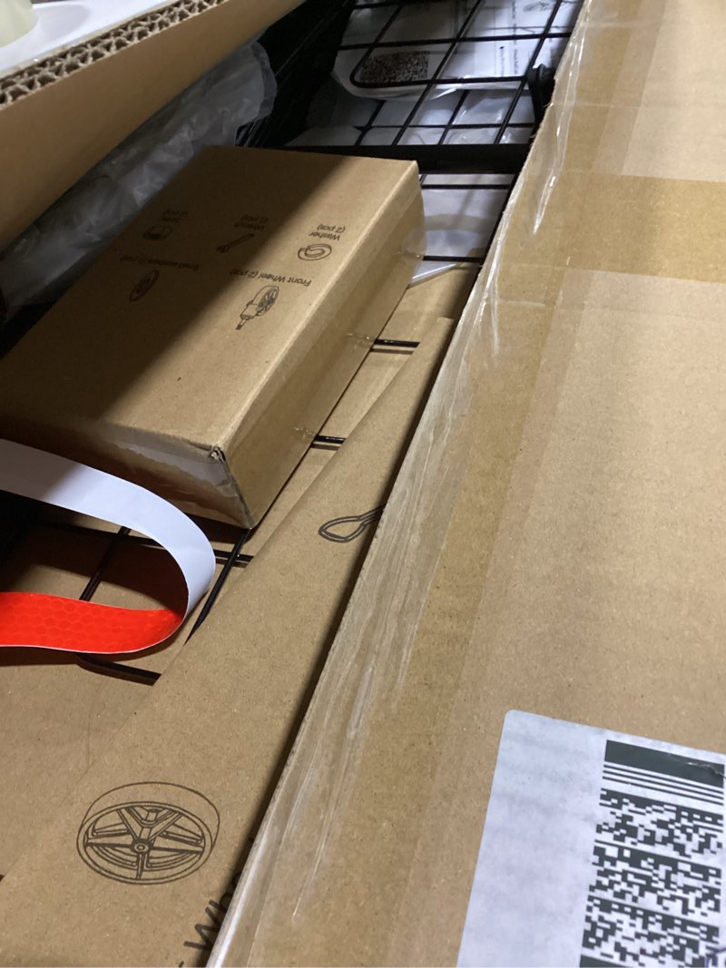 Condition photo showing Good Condition for 3.7 Cu Ft Folding Shopping Cart - 380 LB Capacity Grocery Cart with 360° Braked Swivel Wheels - Heavy Duty Utility Cart with Double Basket & Removable Waterproof Liner with Lid for Laundry Black Basic Large