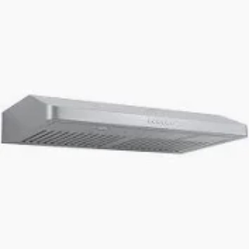 Under-Cabinet Range Hood, Convertible to Ductless, 600 CFM, Stainless Steel | Proline PLJW 185 Slim