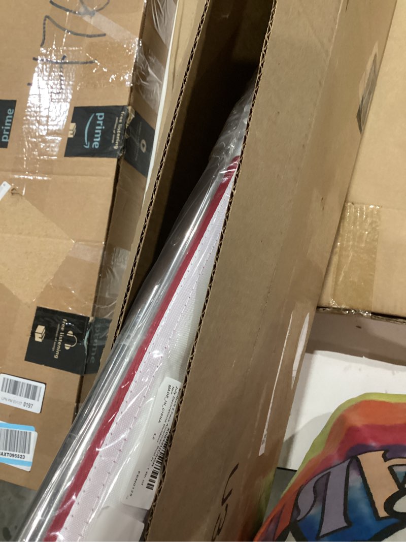 Mindsoft 2 Pack American Boat Flags Marine 2 x 3 FT with 59" Telescopic Pole, Golf Cart Flag Pole Ho