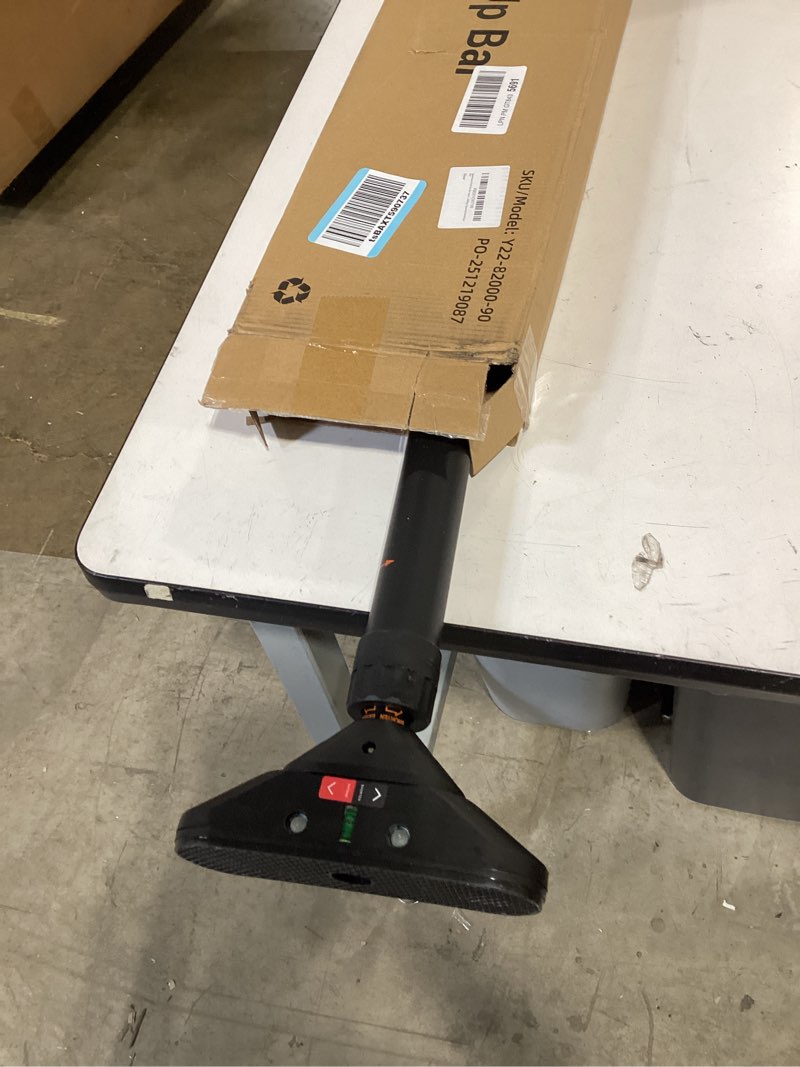 Condition photo showing As Is for sportneer pull up bar: strength training chin up bar no screws - adjustable 29.5''-37''(75-94cm) width locking mechanism pull up bar for doorway - max load 440lbs for home gym upper body workout, non-slip