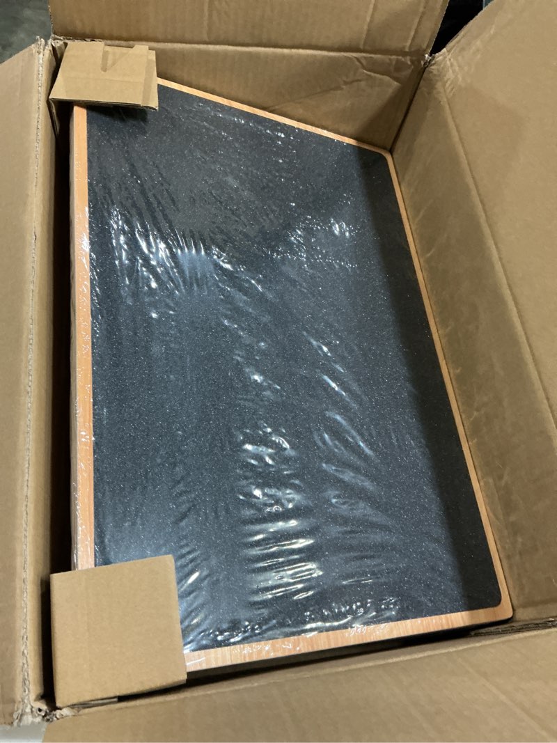Condition photo showing New/Like New for strongtek slant board for squats & knee training, heavy-duty incline board with non-slip surface, fixed 25° wooden stretch board, 1000 lbs capacity
