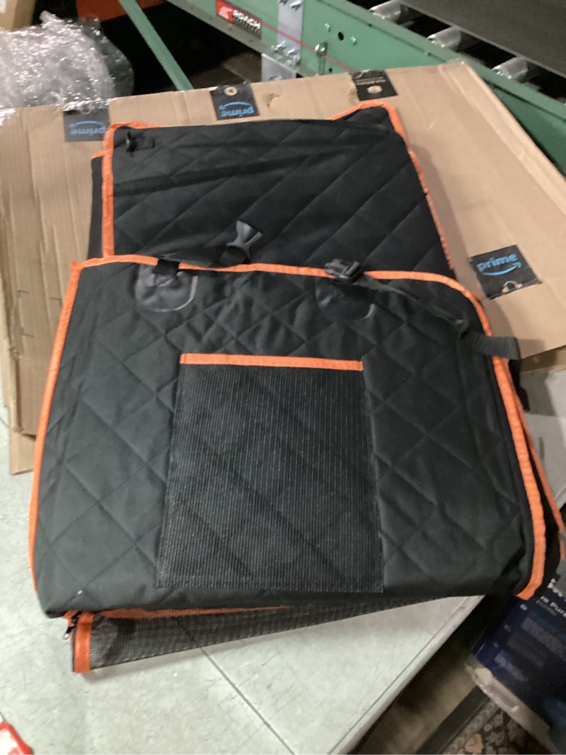 Condition photo showing Good Condition for FH Group Car Seat Covers Front Set in Cloth -Car Seat Covers for Low Back Car Seats with Removable Headrest,Universal Fit,Automotive SeatCovers,Washable Car SeatCover for SUV,Sedan,Van Orange