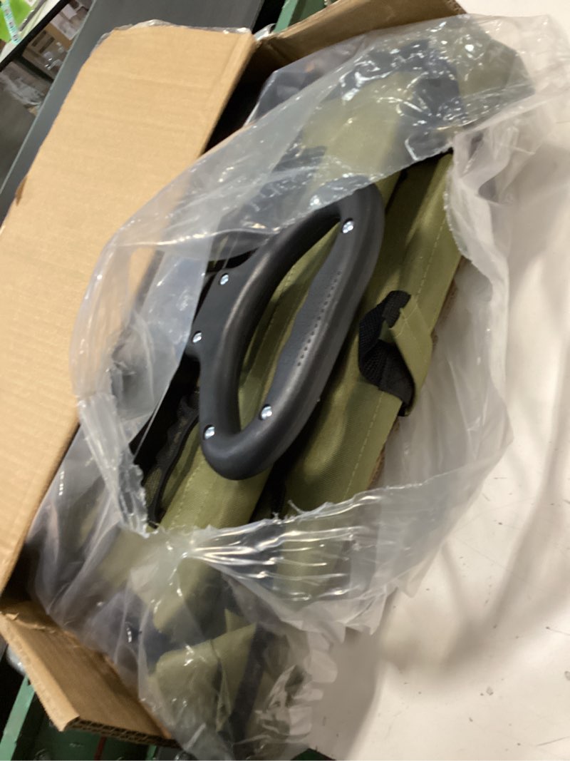 Condition photo showing Good Condition for Collapsible Utility Cart Folding Wagon, 320lbs Capacity Lightweight Rolling Cart with Quiet Wheels, Quick-Fold Design for Camping, Shopping, Ourdoor Use, Green Green 1 pack