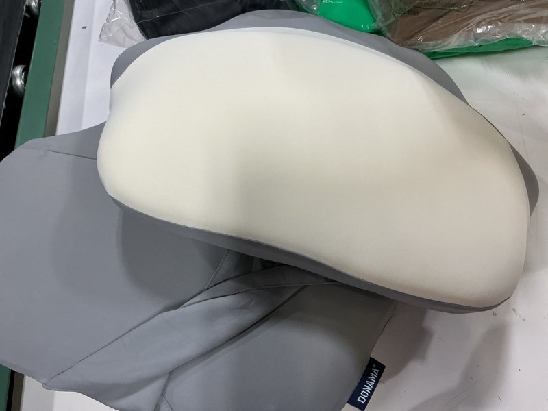 Condition photo showing As Is for donama memory foam pregnancy pillow, maternity wedge pillow for back belly hips support, adjustable maternity pillows for pregnant women, side sleeping pregnant pillows with cooling pillowcase